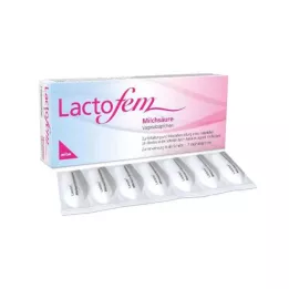 LACTOFEM Mælkesyre vaginale stikpiller, 7 stk