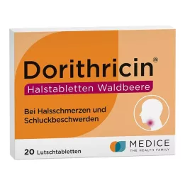 DORITHRICIN Halspastiller Vildbær, 20 stk