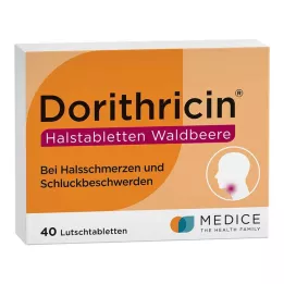 DORITHRICIN Halspastiller Vildbær, 40 stk