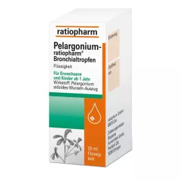 PELARGONIUM-RATIOPHARM Bronkiedråber, 20 ml