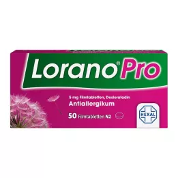 LORANOPRO 5 mg filmovertrukne tabletter, 50 stk