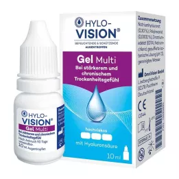 HYLO-VISION Gel multi øjendråber, 10 ml