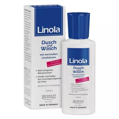 LINOLA Brusebad og vask, 100 ml
