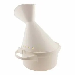 Inhalator plast hvid 2 dele, 1 stk