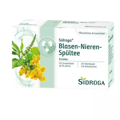 SIDROGA Blære-Nyre Skyl te Filterposer, 20X2,0 g