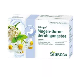 SIDROGA Gastrointestinale beroligende tefilterposer, 20X2,0 g