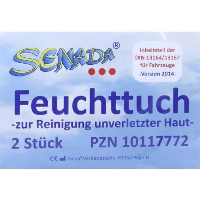 Senada vådservietter, 2 stk