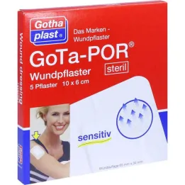 Gota-Por sårplaster steril 60x100 mm, 5 stk