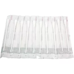 WATTESTÄBCHEN Plast stort hoved 15 cm sterilt, 10X1 stk