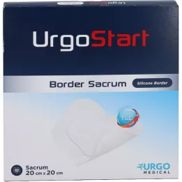 URGOSTART Border Sacrum 20x20 cm skumsårbandage, 5 stk