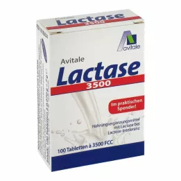 LACTASE 3.500 FCC tabletter i klikdispenser, 100 stk
