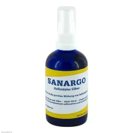 SANARGO kolloid sølv sprayflaske, 100 ml