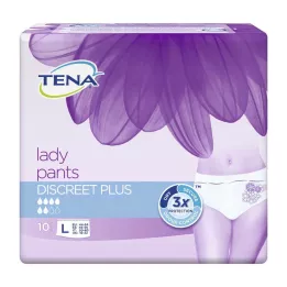 TENA LADY Bukser Diskret Plus L, 10 stk