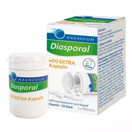 MAGNESIUM DIASPORAL 400 ekstra kapsler, 50 stk