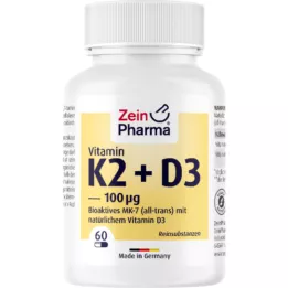 VITAMIN K2 MENAQ7 kapsler, 60 stk