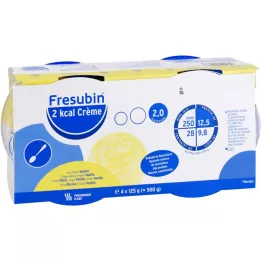 FRESUBIN 2 kcal vaniljecreme i en kop, 4X125 g