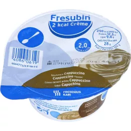 FRESUBIN 2 kcal Creme Cappuccino i en kop, 4X125 g