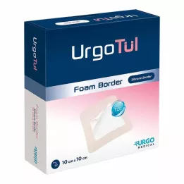 URGOTÜL Foam Border 10x10 cm bandage, 10 stk