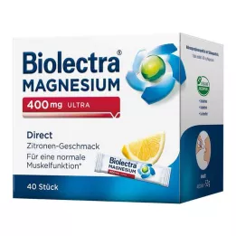 BIOLECTRA Magnesium 400 mg ultra Direct Lemon, 40 stk