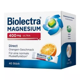 BIOLECTRA Magnesium 400 mg ultra Direct Orange, 40 stk