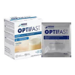 OPTIFAST home Drink Vaniljepulver, 8X55 g