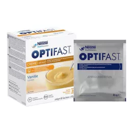 OPTIFAST hjemmecreme vaniljepulver, 8X55 g