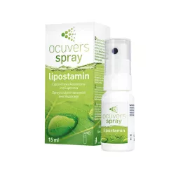 OCUVERS spray lipostamin øjenspray med Euphrasia, 15 ml