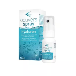 OCUVERS spray hyaluron øjenspray med hyaluronsyre, 15 ml
