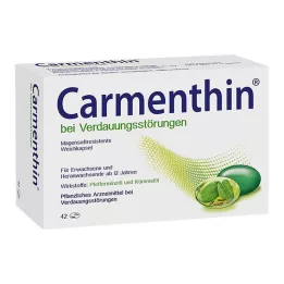 CARMENTHIN til fordøjelsesforstyrrelser msr.Bløde kapsler, 42 stk