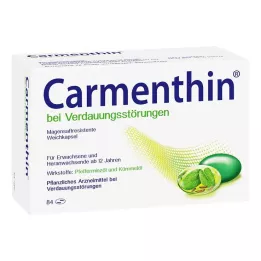 CARMENTHIN til fordøjelsesforstyrrelser msr.Bløde kapsler, 84 stk