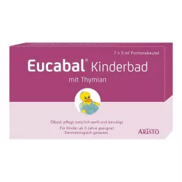 EUCABAL Børnebad med timian, 7X5 ml