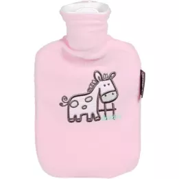 FASHY Varmedunk til børn med fleecebetræk pink, 1 stk
