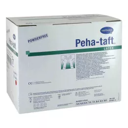 PEHA-TAFT latex OP-handsker str. 7, 50X2 stk