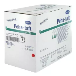 PEHA-TAFT latex OP-handsker str. 7,5, 50X2 stk