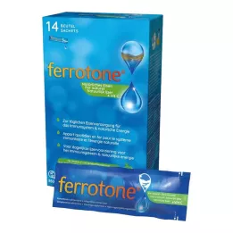 FERROTONE Strygejern med æblekoncentrat og C-vitaminflaske, 14x25 ml