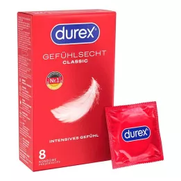 DUREX Gefühlsecht kondomer, 8 stk