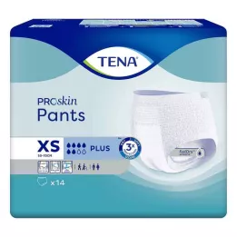 TENA PANTS plus XS 50-70 cm ConfioFit engangsbukser, 14 stk