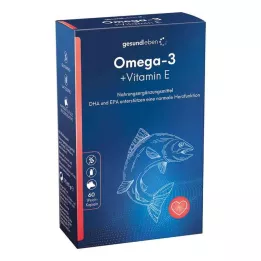 GESUND LEBEN Omega-3 1.000 mg kapsler + vitamin E, 60 stk