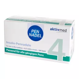 PEN-NADELN Universal 4 kanyler 0,23x4 mm 32 G, 100 stk
