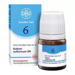 BIOCHEMIE DHU 6 Kalium sulfuricum D 6 Globuli, 10 g