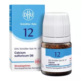 BIOCHEMIE DHU 12 Calcium sulfuricum D 6 Globuli, 10 g
