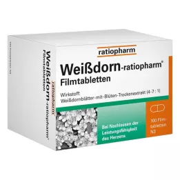 WEISSDORN-RATIOPHARM Filmovertrukne tabletter, 100 stk