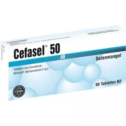 CEFASEL 50 μg tabletter, 60 stk