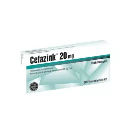 CEFAZINK 20 mg filmovertrukne tabletter, 60 stk
