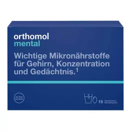 ORTHOMOL mentale granulat/kapsler 15 dages kombinationspakning, 1 pakke