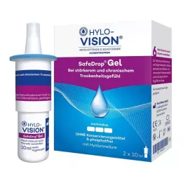 HYLO-VISION SafeDrop Gel øjendråber, 2X10 ml