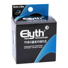 Elyth Tape Kinesiology 5 cm x 5 m sort, 1 stk