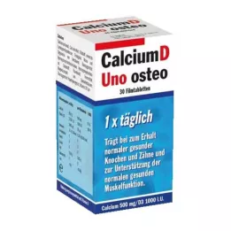 CALCIUM D Uno osteo filmovertrukne tabletter, 30 stk