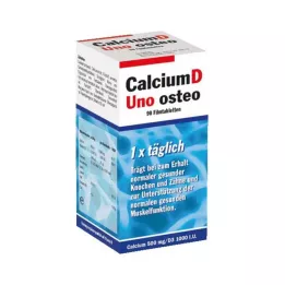 CALCIUM D Uno osteo filmovertrukne tabletter, 90 stk