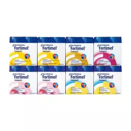 FORTIMEL Kompakt 2,4 blandet boks 8X4X125 ml